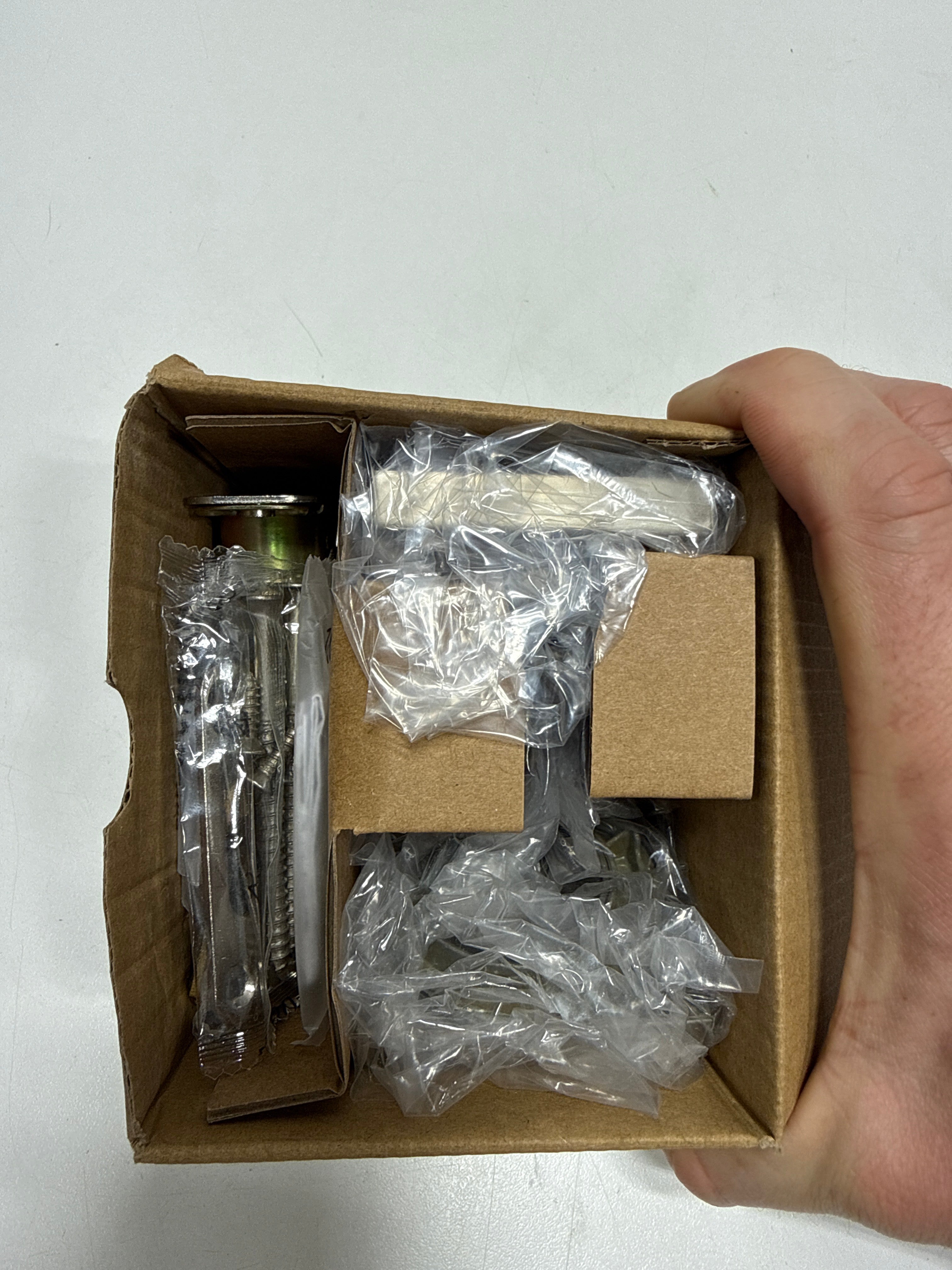 Kwikset 158SQT-15S.STRKP Halifax Square Rose Single Cylinder Deadbolt SmartKey with 6AL Latch and STRKP Strike Pack which includes Square Corner, Round Corner and 5303 Round Corner Full Lip Strikes KA3 Satin Nickel Finish