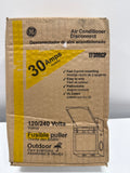 GE 30-Amp 120/240-Volt Fused AC Disconnect