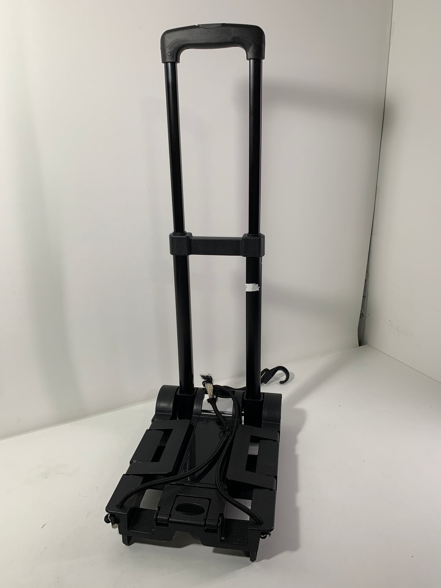 Used Small Folding Hand Truck Dolly with 2 Wheels, Foldable Luggage Cart, Portable Dolly Collapsible for Moving Airport Travel Use