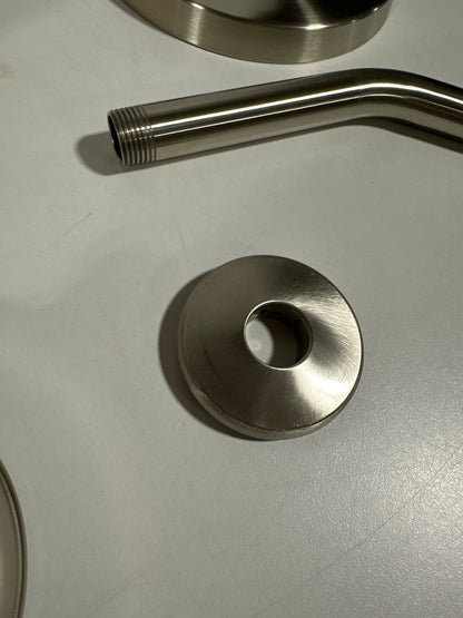 Scratch Moen UT2412EP Jase Shower Only Trim Package with 1.75 GPM Multi Function Shower Head Brushed Nickel - *Plumbing