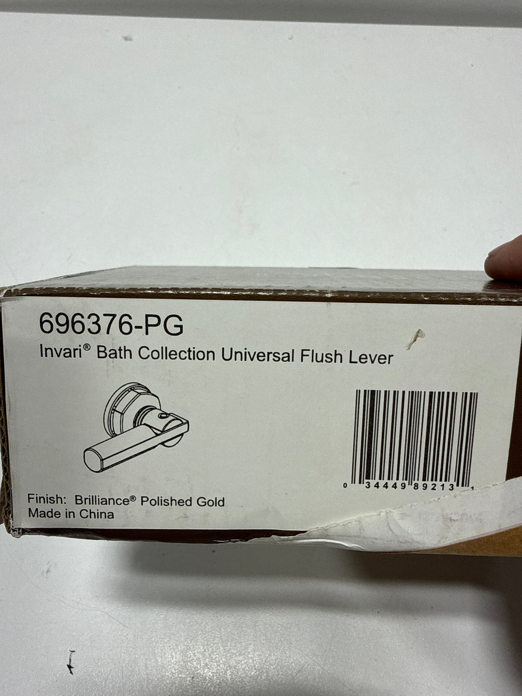 Brizo 696376 Invari Universal Tank Lever Polished Gold