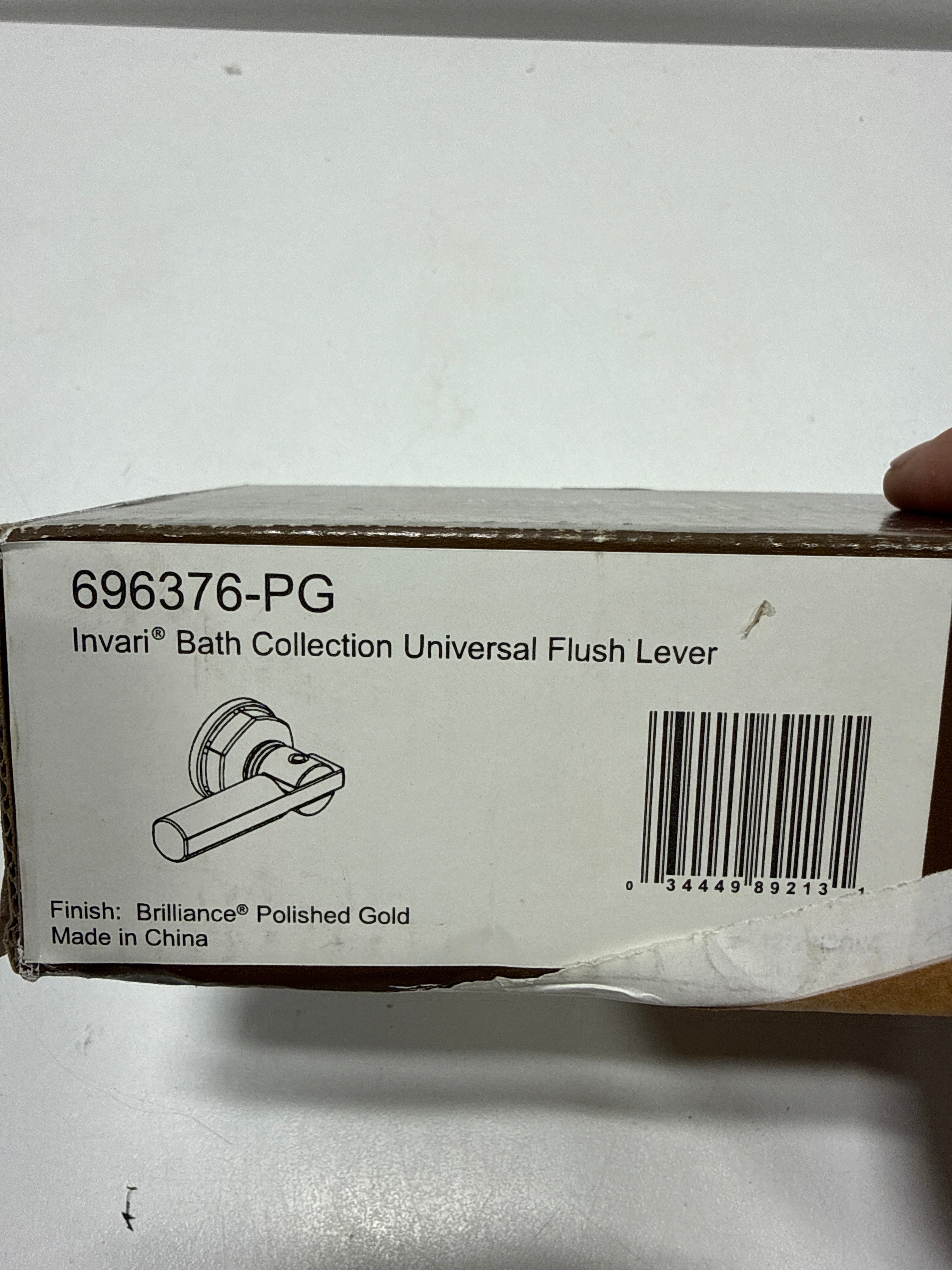 Brizo 696376 Invari Universal Tank Lever Polished Gold