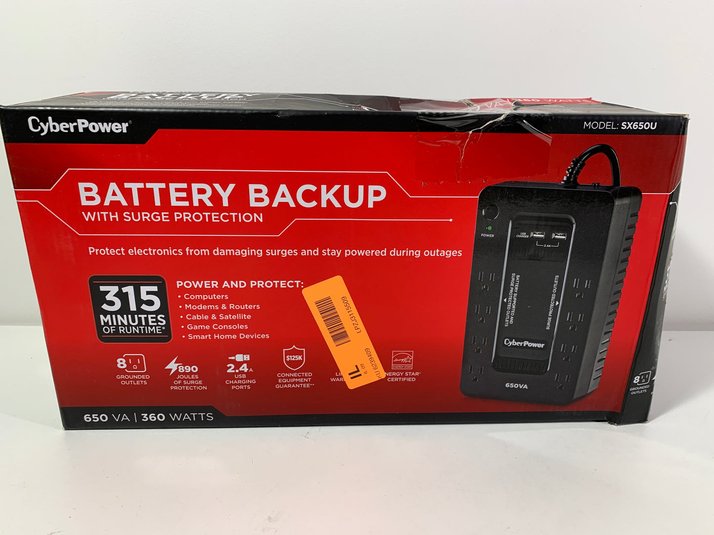 CyberPower SX650U PC Battery Backup