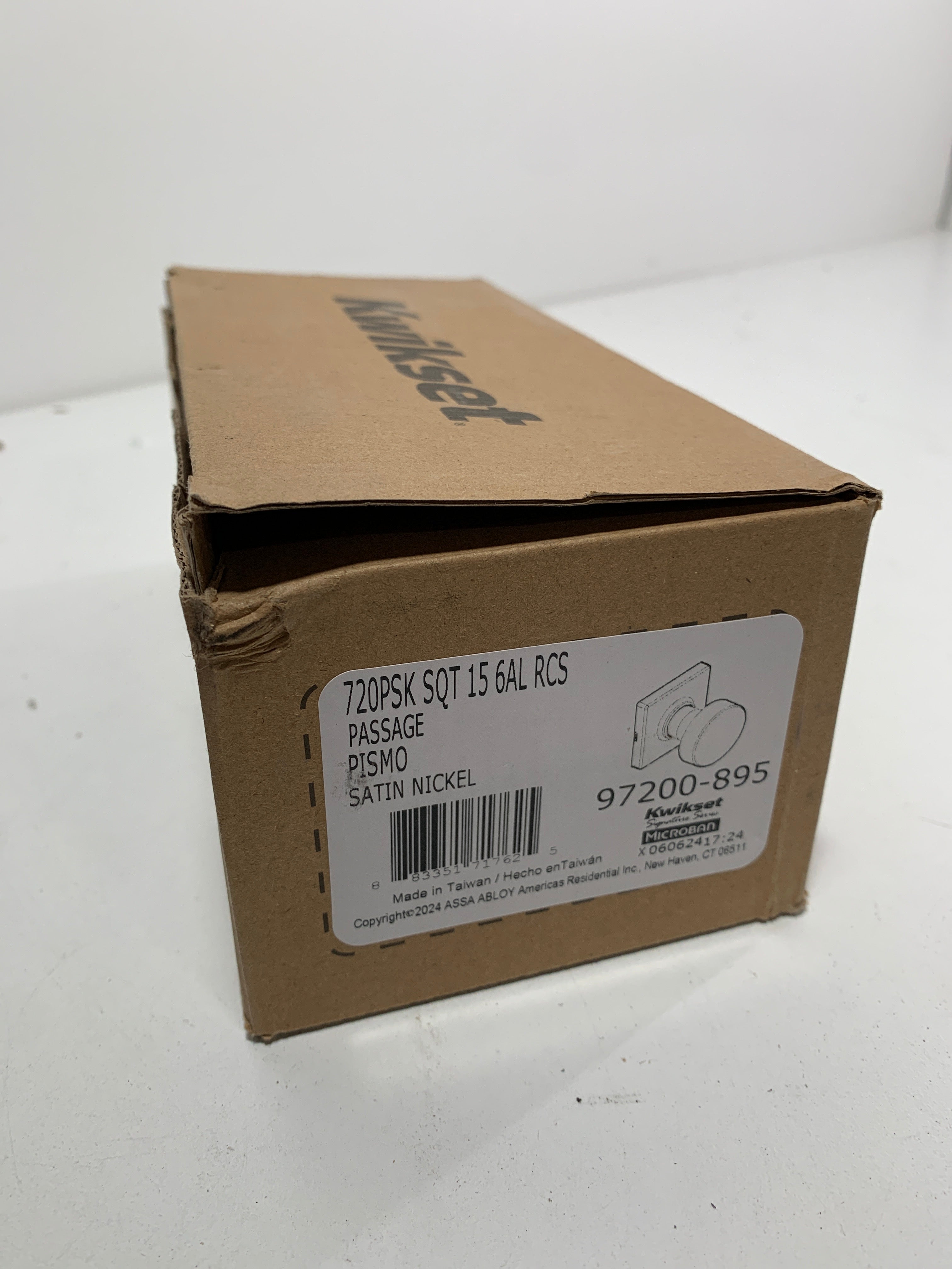 Pismo Square Satin Nickel Passage Hall/Closet Door Knob - *Tools Hardware & Misc