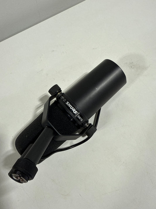 Used Shure SM7B Vocal Dynamic Microphone for Broadcast, Podcast & Recording - Black