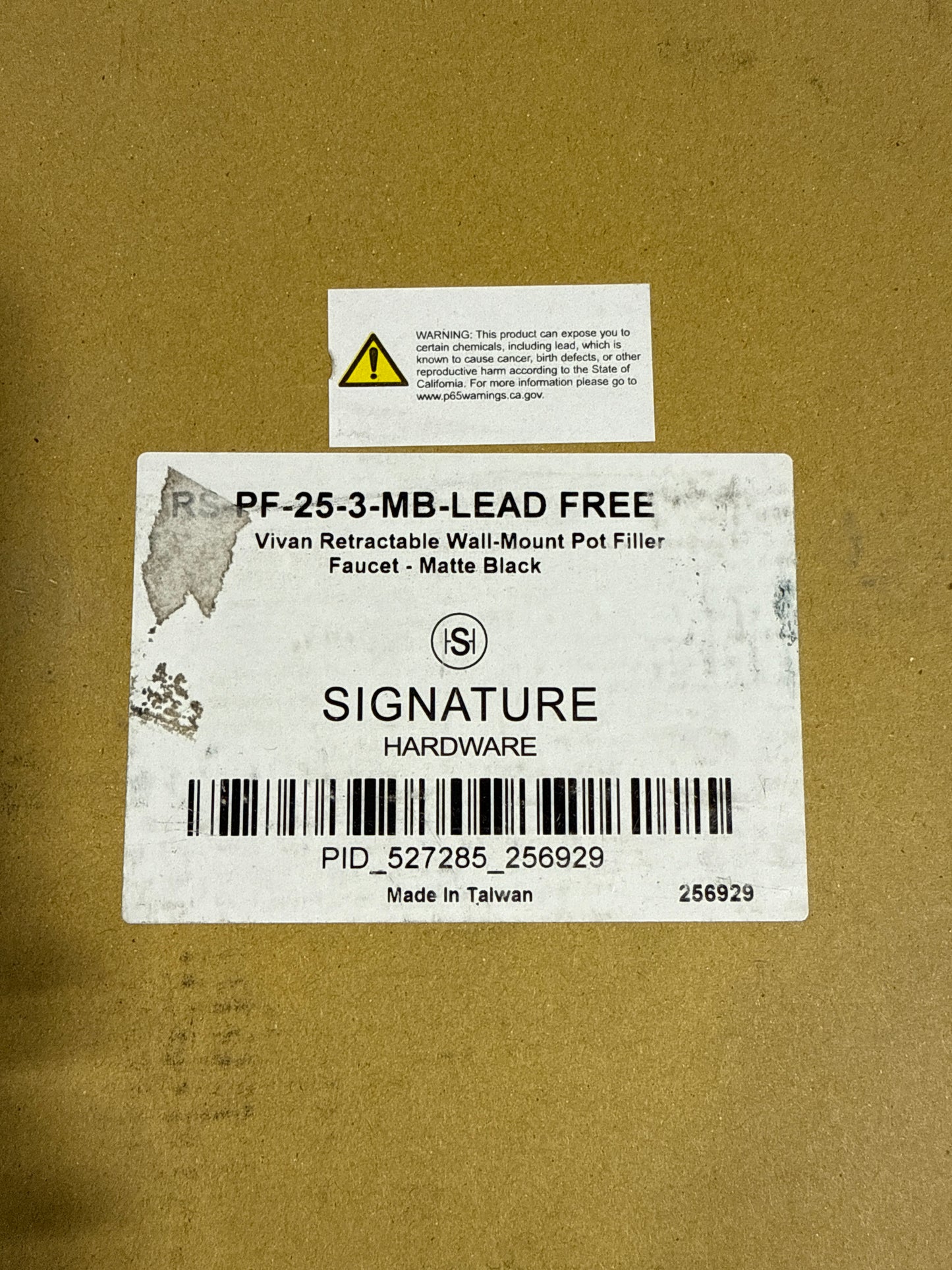Scratch Signature Hardware 450656 Vivan Double Handle Pot Filler - Matte Black - *Plumbing