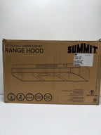 Summit H30RADA 30 Inch Wide Under Cabinet Range Hood with Rocker Light Switch Included