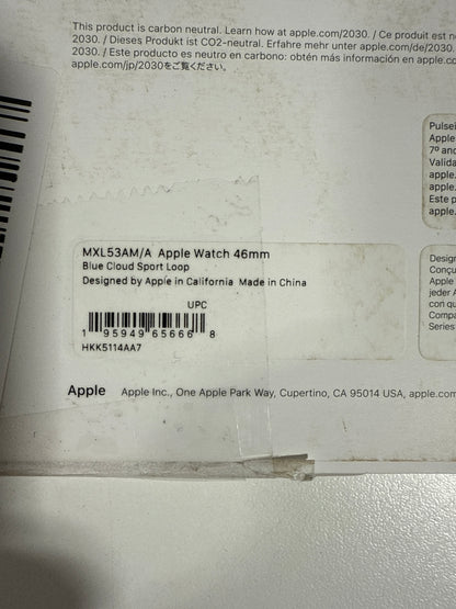 Apple - 46mm SportLoop - Blue Cloud