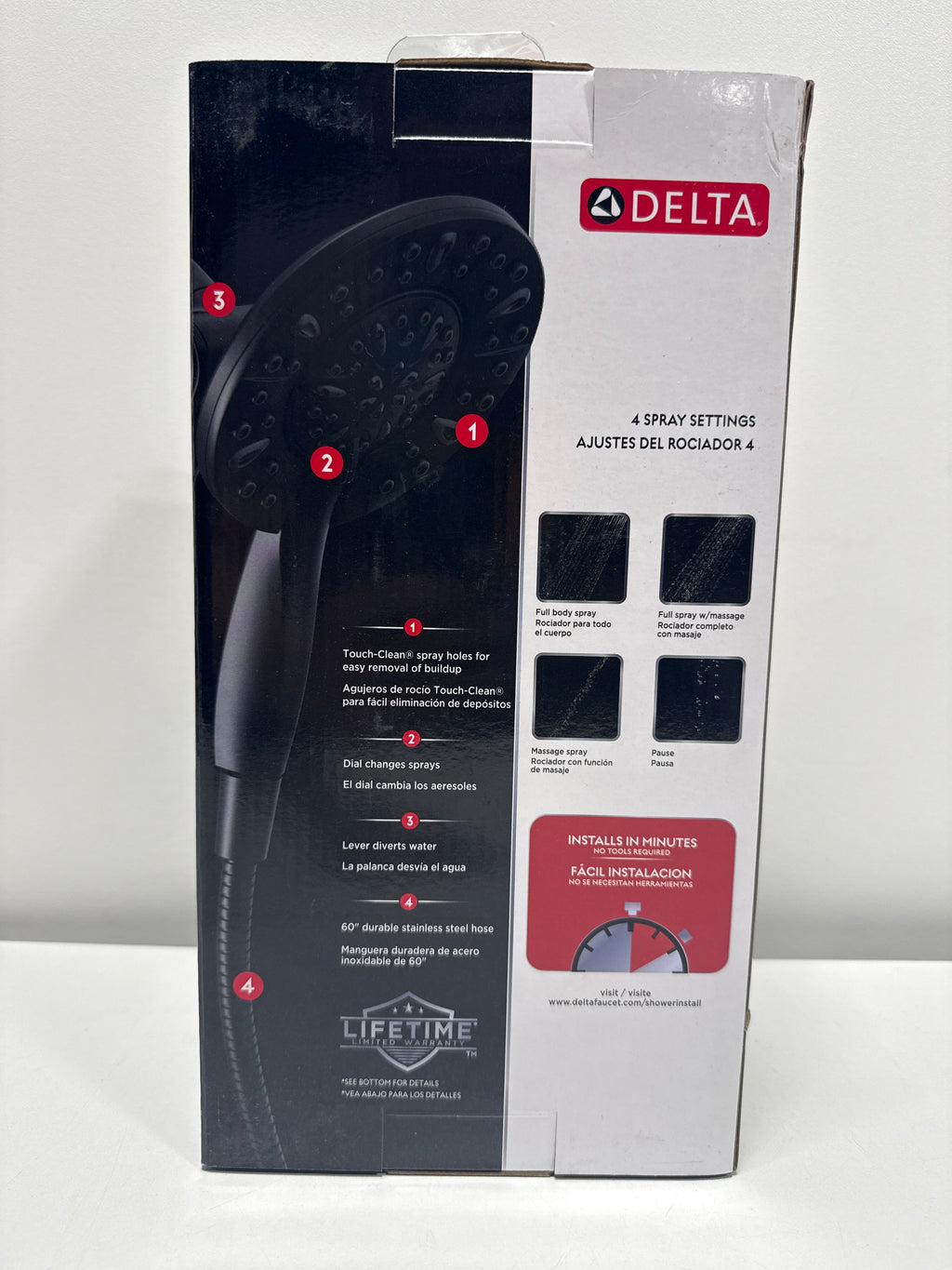 Delta 75490 2.5 GPM In2ition 2-in-1 Shower Head and Hand Shower