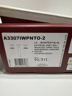 Rohl A3307IWTO-2 Campo 1.2 GPM Wall Mounted Widespread Bathroom Faucet Polished Nicke