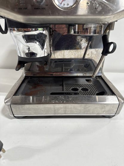 Used Breville - the Barista Express Impress Espresso Machine - Brushed Stainless Steel