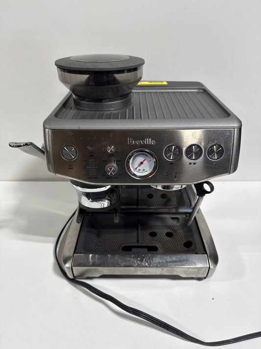 Used Breville - the Barista Express Impress Espresso Machine - Brushed Stainless Steel