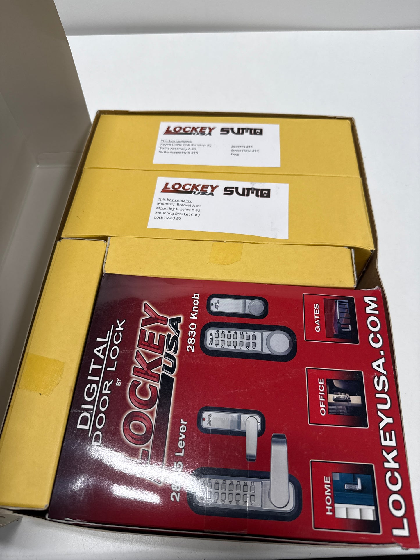 Lockey USA GL2 SC-MG Satin Chrome & Marine Grade Surface Mount Gate Lock