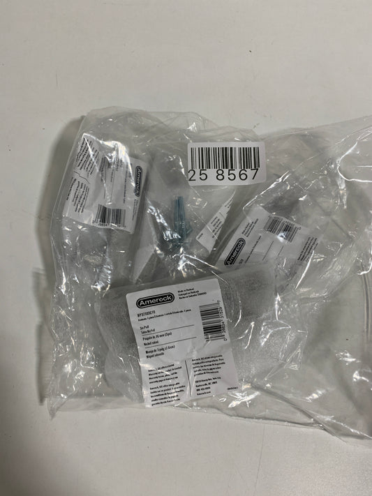 4 x Everett 3 in. (76mm) Modern Satin Nickel Bar Cabinet Pull