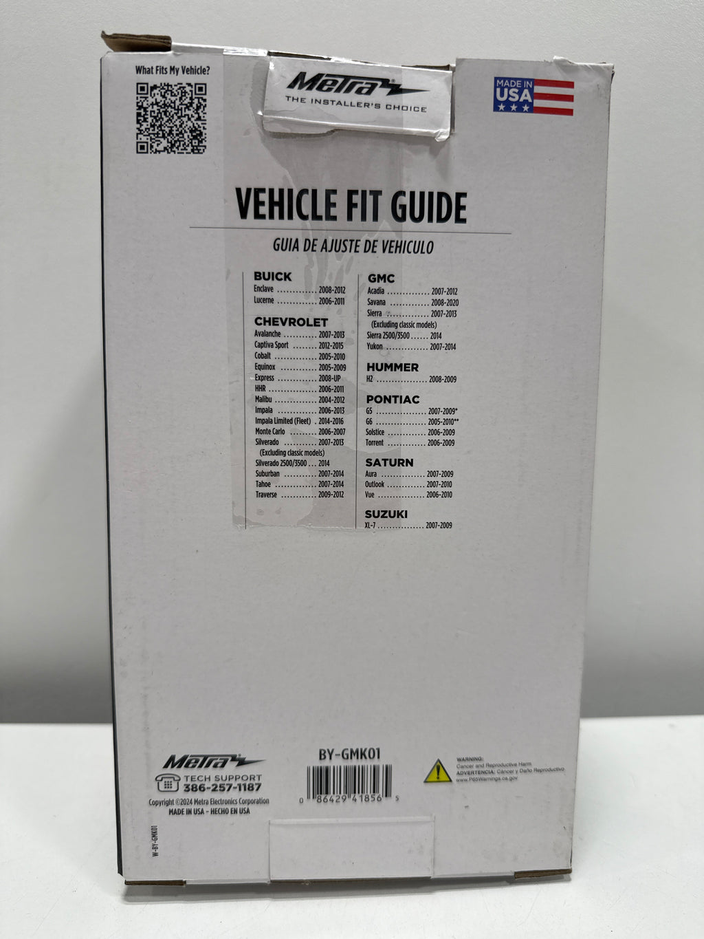 Metra - Dash Kit for Select 2005-2020 GM Vehicles - Black