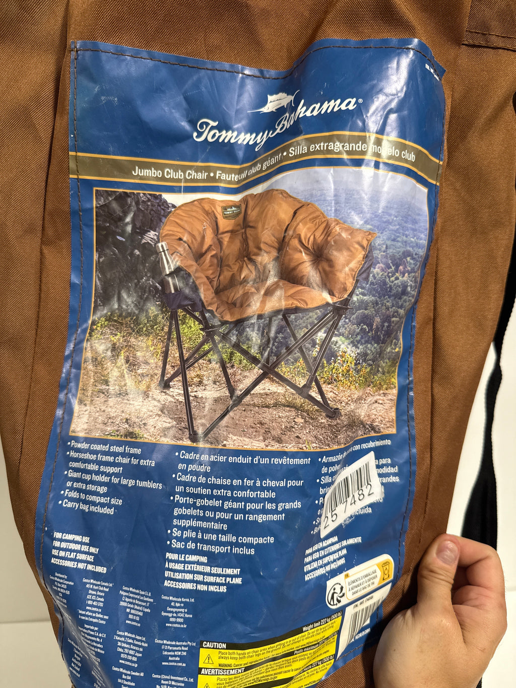 See Desc Tommy Bahama Destination Relaxation XL Jumbo Padded Club Chair - *Outdoor Living & Garden