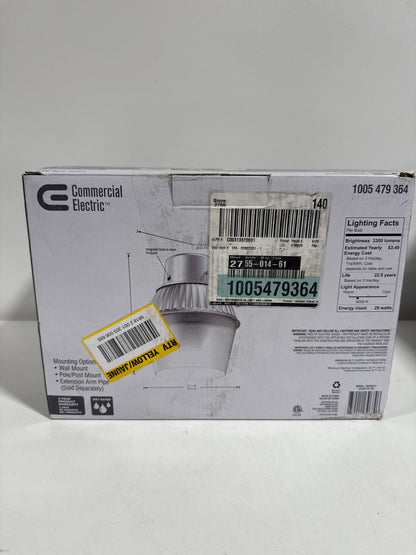 29-Watt LED Gray Dusk to Dawn Outdoor Barn Area Light, 4000K, 3300 Lumens