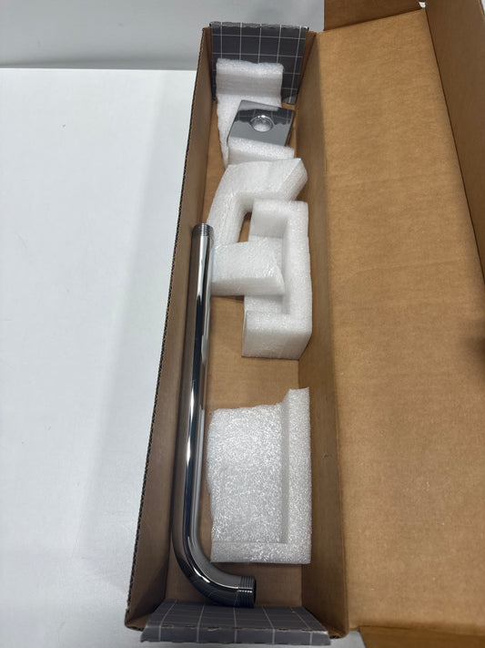 Grohe 27489000 Rainshower 12 In. Shower Arm With Square Flange, Starlight Chrome