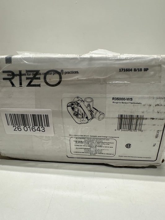 Brizo Sensori Thermostatic Shower Rough