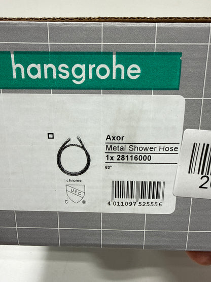 AXOR Handheld Shower Replacement Shower Hose Luxury 63-inch Modern Coordinating Shower Hose in Chrome, 28116000