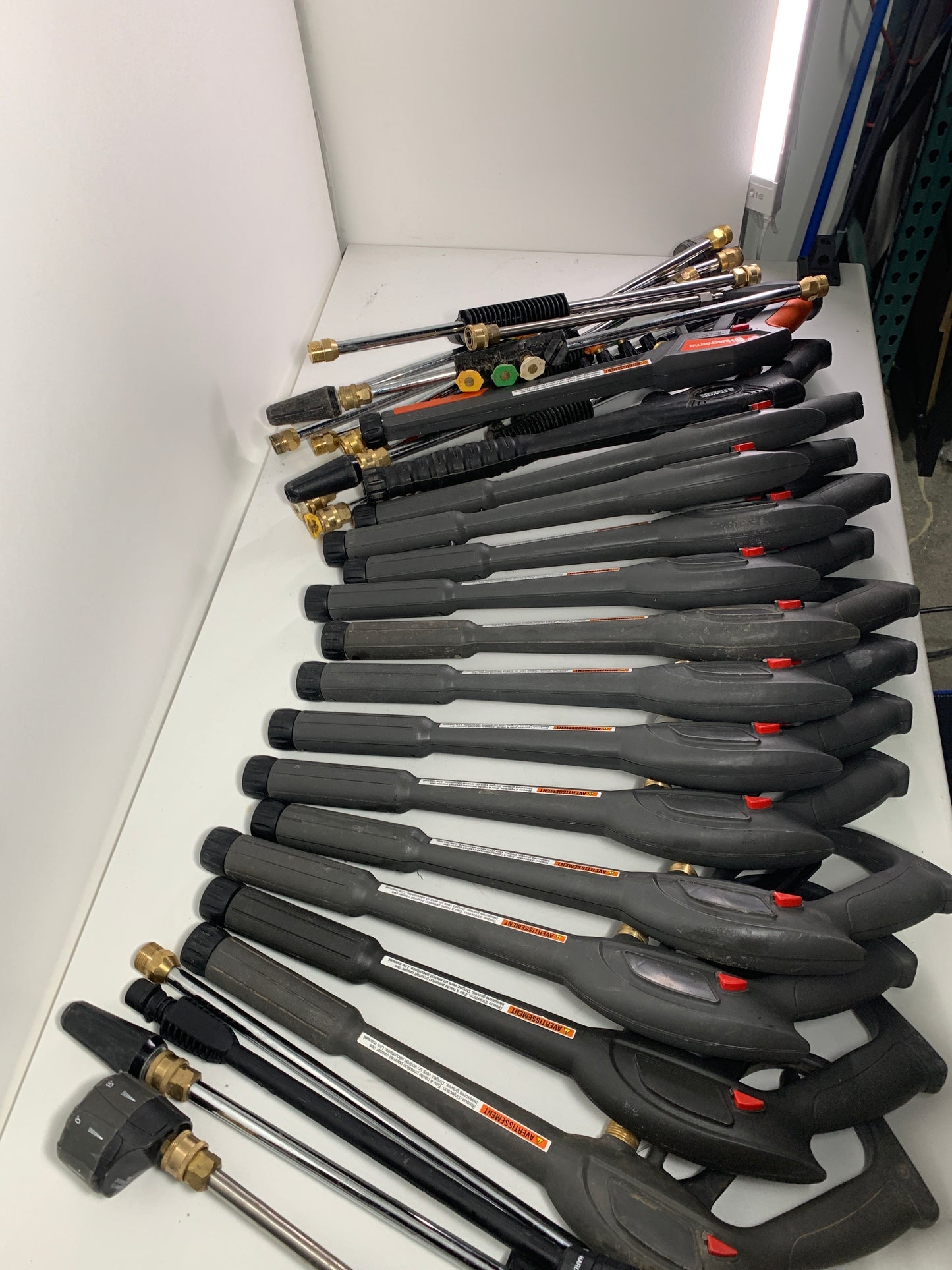 HUSQVARNA Lot of Pressure Washer Wands and Attachments