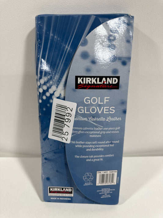 Kirkland Signature Leather Golf Glove Left Handed, 4-pack Small