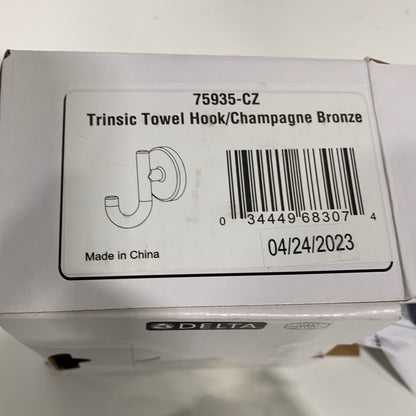 Delta 75935 Trinsic Single Robe Hook Champagne Bronze