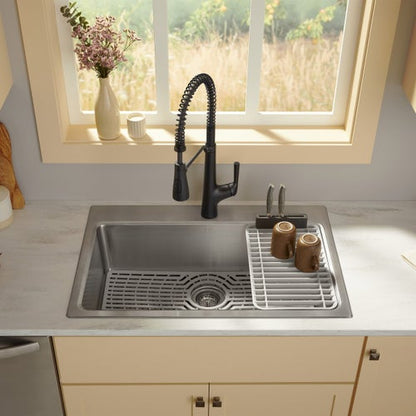 Kohler Pro-Function Kitchen Sink Kit - With Matte Black Faucet
