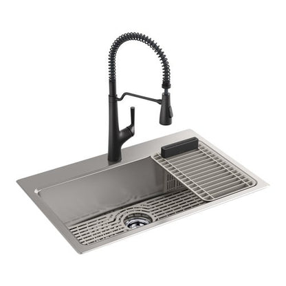 Kohler Pro-Function Kitchen Sink Kit - With Matte Black Faucet