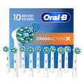 10 x Oral-B Cross Action Replacement Electric Toothbrush Heads