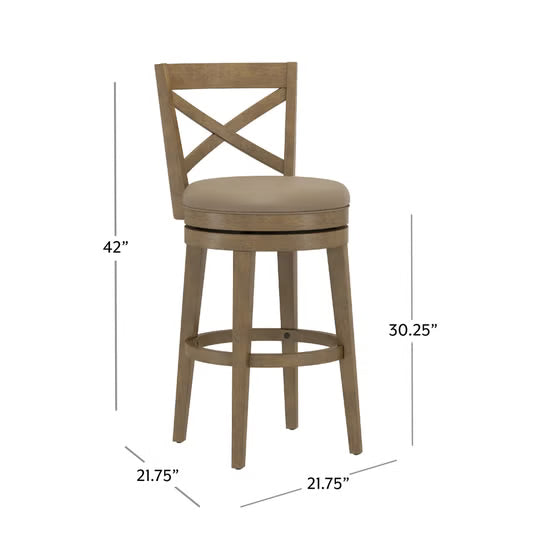Kirkland Grace Bar Height Swivel Stool