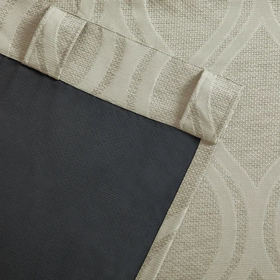 Silk Home Mitchell Blackout Curtains - Khaki