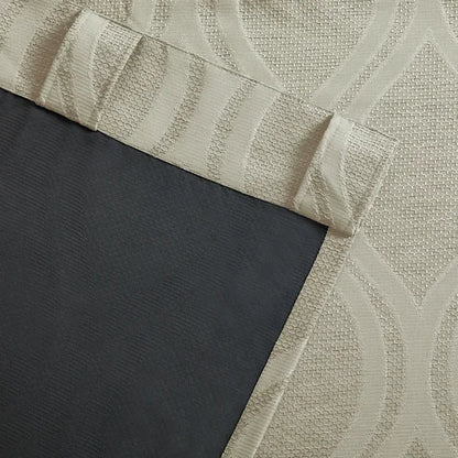 Silk Home Mitchell Blackout Curtains - Khaki
