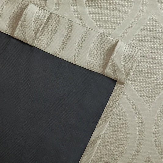 Silk Home Mitchell Blackout Curtains - Khaki