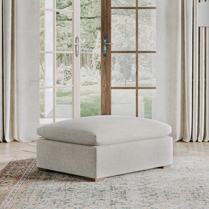 Thomasville Lowell Fabric Ottoman