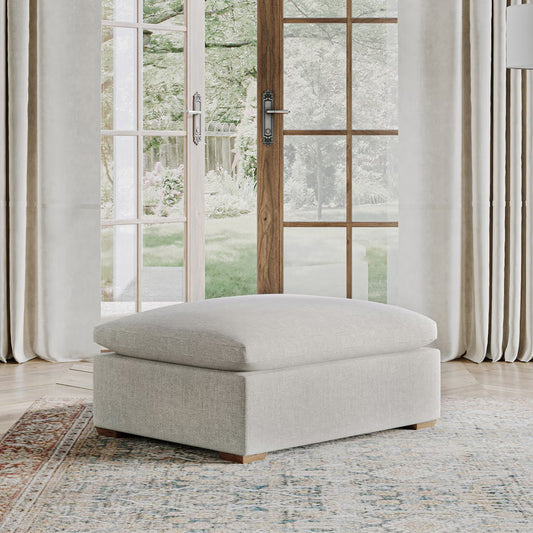Thomasville Lowell Fabric Ottoman