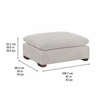 Thomasville Lowell Fabric Ottoman