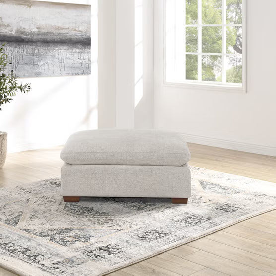 Thomasville Lowell Fabric Ottoman