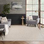 Used Nourison Arctic Area Rug Collection Lumi 7 ft. 10 in. x 9 ft. 10 in - *Rugs