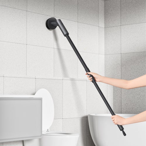 HOTO Cordless Spin Scrubber: 2.5 N·M torque six brush heads IPX7 rated - *Kitchen & Dining