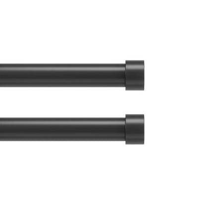 Umbra 1" Curtain Rod, 2-pack Black