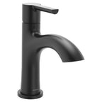Moen Idris One-Handle Bathroom Faucet Modern Deck Mount with Push-Down Drain Optional 3-Hole Deckplate 1.2 GPM