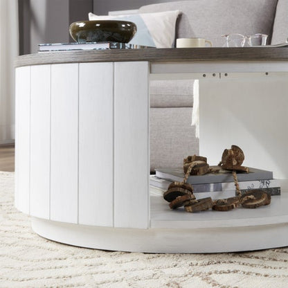 Damage Flexsteel Melody 35” Round Coffee Table