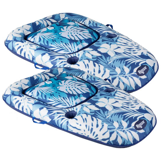 Untested 8 x Aqua Luxury Pool Lounger and Tanner Pool Float