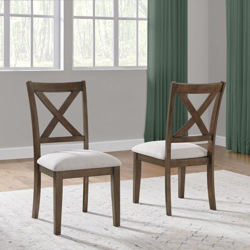 Damage Lathan Upholstered Dining Chair, Set of 2