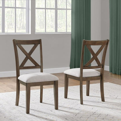 Damage Lathan Upholstered Dining Chair, Set of 2