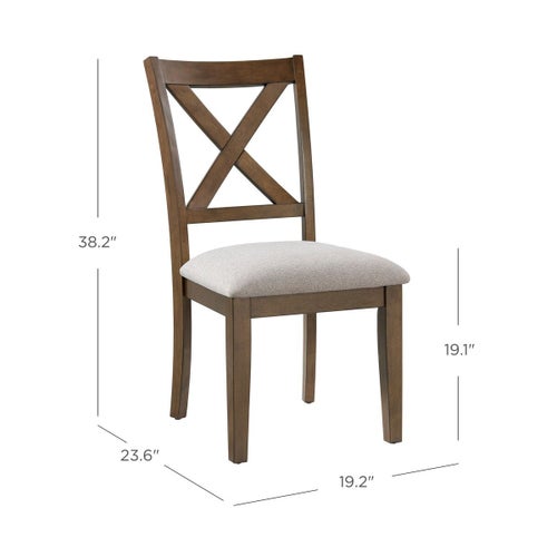 Damage Lathan Upholstered Dining Chair, Set of 2