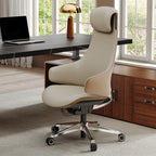 Eureka Ergonomic Serene Ella, Napa Leather Executive Chair