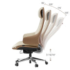 Eureka Ergonomic Serene Ella, Napa Leather Executive Chair