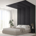 Artika Sonolok Wall Acoustic Panel Black Set 23.6" X 23.6" 4 Pack